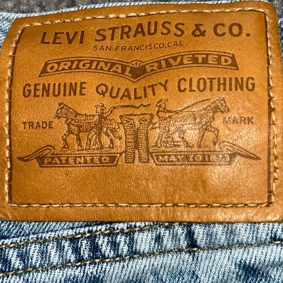 LEVI'S X POKEMON BIG E FLORAL PIKACHU Button Fly Denim Blue Jeans 28X30 - Picture 12 of 16